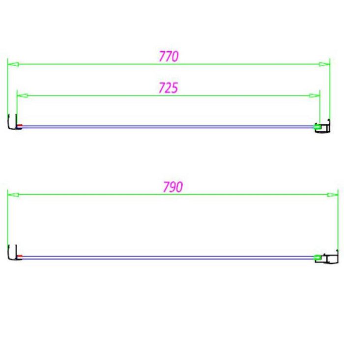 Sommer 6mm Sliding Shower Door - Unbeatable Bathrooms