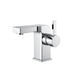 Flova STR8 Mono 105mm Basin Mixer with Slotted Clicker Waste Set - Unbeatable Bathrooms