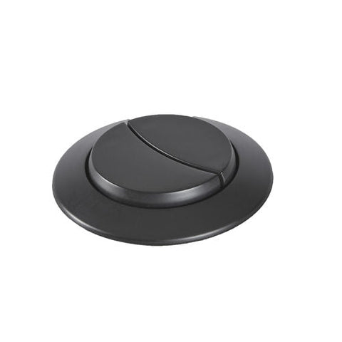 Roper Rhodes Round Dual Toilet Flush Button for Close Coupled WCs - Matt Black - TR9026 - Unbeatable Bathrooms