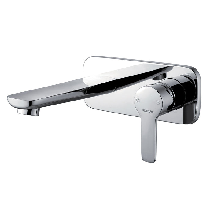 Flova Urban Concealed Basin Mixer with Slotted Clicker Waste Set - Unbeatable Bathrooms