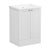 VitrA Root Classic 600mm Vanity Unit - Floor Standing 2 Door Unit with Basin in Matt Light Grey - Unbeatable Bathrooms