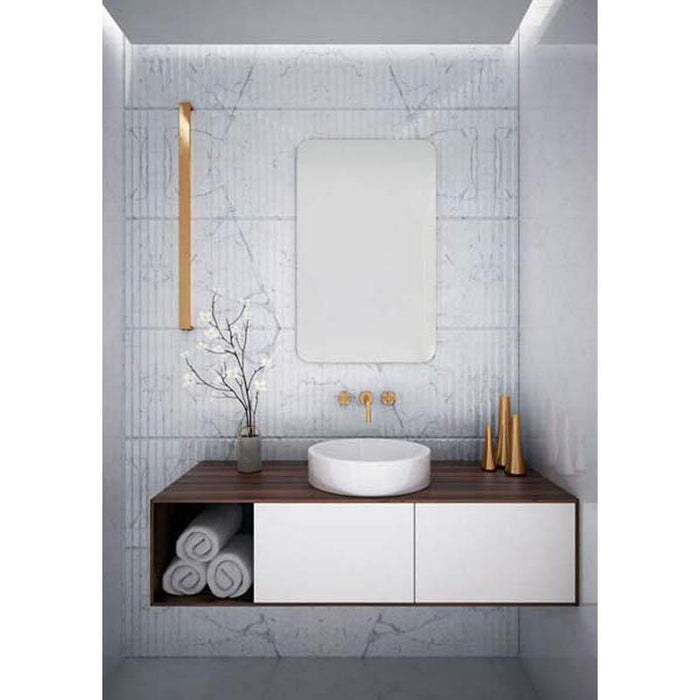 The White Space Kalm Non-Illuminated Mirror 50 X 80Cm - Unbeatable Bathrooms