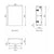 The White Space Scene 450mm Single Door Mirror Cabinet - Unbeatable Bathrooms