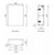 The White Space Scene 450mm Single Door Mirror Cabinet - Unbeatable Bathrooms