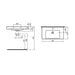 The White Space Scene 600mm Vanity Unit - Wall Hung 2 Drawer Unit - Unbeatable Bathrooms