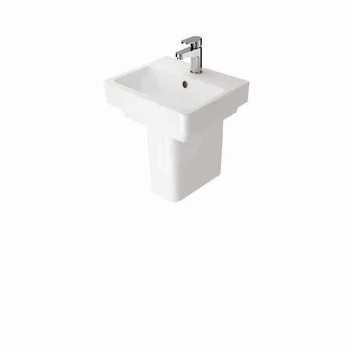 The White Space Scene 1TH Pedestal Basin (Various Sizes) - Unbeatable Bathrooms