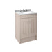 Nuie York 2 Door Floor Standing Vanity Unit with Grey Marble Top & 3 Tap Hole Basin - Unbeatable Bathrooms