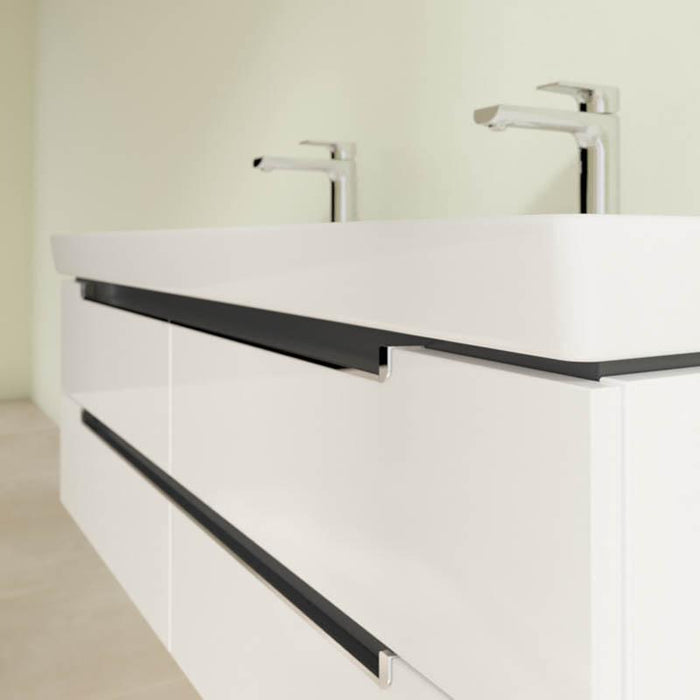 Villeroy & Boch Subway 2.0 1300mm Double Vanity Unit - Wall Hung 4 Drawer Unit - Unbeatable Bathrooms