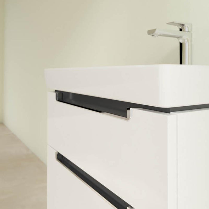 Villeroy & Boch Subway 2.0 600mm Vanity Unit - Wall Hung 2 Drawer Unit - Unbeatable Bathrooms