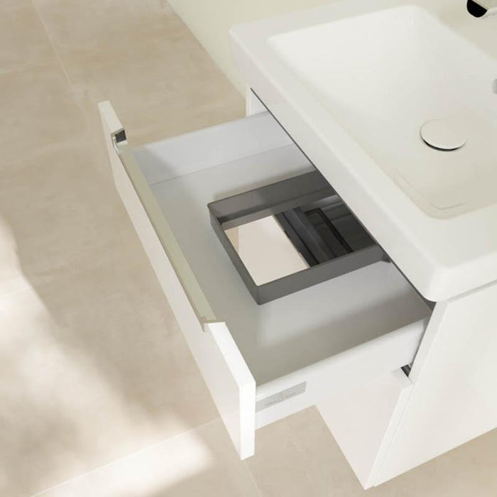 Villeroy & Boch Subway 2.0 600mm Vanity Unit - Wall Hung 2 Drawer Unit - Unbeatable Bathrooms