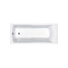 Carron Apex Single Ended 5mm Carronite Rectangular Bath White - Unbeatable Bathrooms