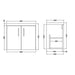 Hudson Reed Apollo Vanity Unit - Wall Hung 1 & 2 Door Units with Basin (Various) - Unbeatable Bathrooms