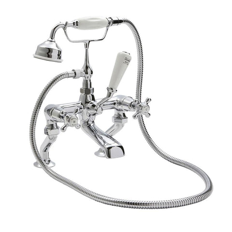 Hudson Reed Topaz Deck Bath Shower Mixer with Shower Kit - Unbeatable Bathrooms