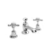 Hudson Reed Topaz Three Taphole Basin Mixer With Pop-Up Waste - Unbeatable Bathrooms