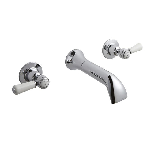 Hudson Reed Topaz Lever Three Taphole Bath Filler - Unbeatable Bathrooms