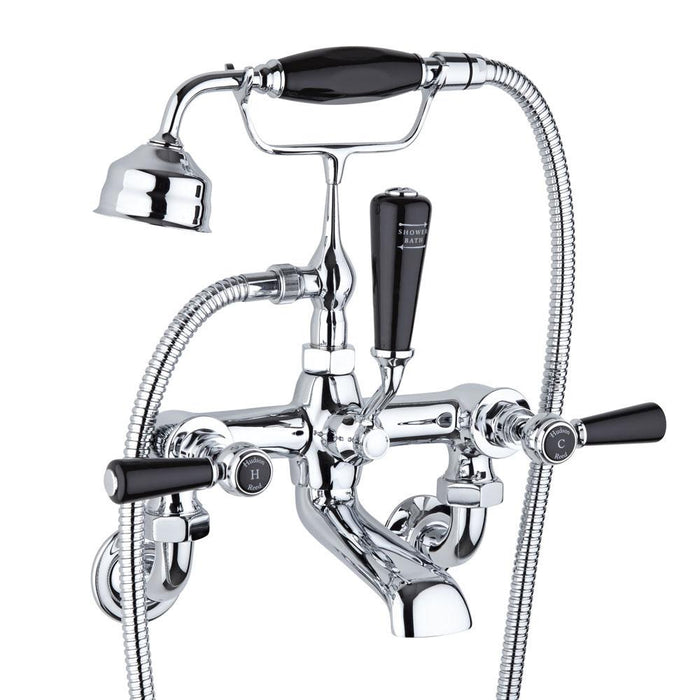 Hudson Reed Lever Wall Mounted Bath Shower Mixer - Unbeatable Bathrooms