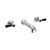 Hudson Reed Topaz Lever Three Taphole Bath Filler - Unbeatable Bathrooms