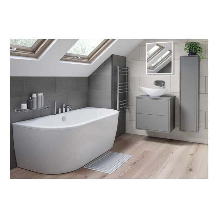 Bliss Mavone 2 Drawer Wall Hung Basin Unit (No Top) - Unbeatable Bathrooms