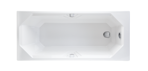 Carron Highgate 1700mm x 750mm Single Ended Carronite Bath - white - Unbeatable Bathrooms