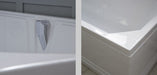 Carron Highgate 1700mm x 750mm Single Ended Carronite Bath - white - Unbeatable Bathrooms