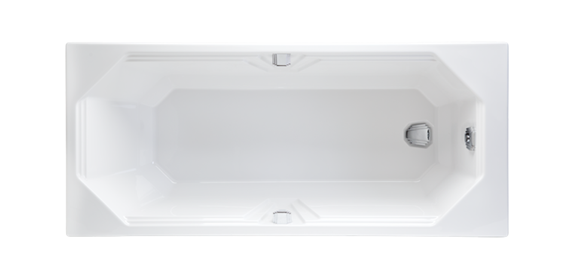 Carron Highgate 1800mm x 800mm Carronite Single Ended Bath - White - Unbeatable Bathrooms