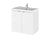 Hudson Reed Fusion 500/600mm Vanity Unit - Wall Hung 2 Door Unit with Basin - Unbeatable Bathrooms