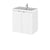 Hudson Reed Fusion 500/600mm Vanity Unit - Wall Hung 2 Door Unit with Basin - Unbeatable Bathrooms