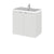 Hudson Reed Fusion 500/600mm Vanity Unit - Wall Hung 2 Door Unit with Basin - Unbeatable Bathrooms