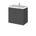 Hudson Reed Fusion 500/600mm Vanity Unit - Wall Hung 2 Door Unit with Basin - Unbeatable Bathrooms