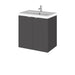 Hudson Reed Fusion 500/600mm Vanity Unit - Wall Hung 2 Door Unit with Basin - Unbeatable Bathrooms