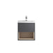 Hudson Reed Coast Vanity Unit - Wall Hung 1 Drawer Unit with Basin - Unbeatable Bathrooms