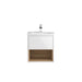 Hudson Reed Coast Vanity Unit - Wall Hung 1 Drawer Unit with Basin - Unbeatable Bathrooms