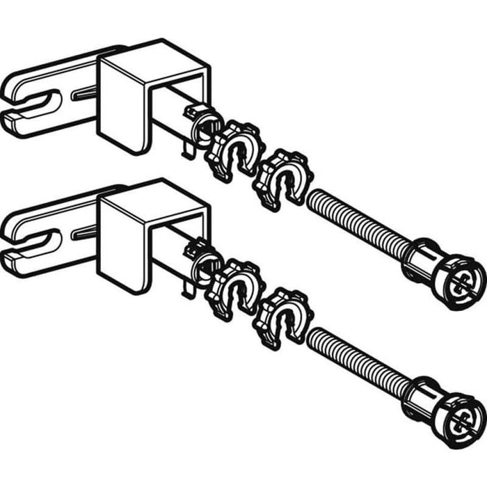 Geberit Duofix Set of Wall Anchors for Single Installation - Unbeatable Bathrooms