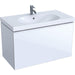 Geberit Acanto Cabinet 90cm for Washbasin, with One Drawer, One Internal Drawer and Trap Lava - Unbeatable Bathrooms