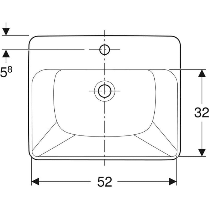 Geberit Drawer Insert, T-Partition, for Top Drawer - Unbeatable Bathrooms