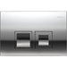 Geberit Delta50 Flush Plate for Dual Flush - Unbeatable Bathrooms