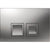 Geberit Delta50 Flush Plate for Dual Flush - Unbeatable Bathrooms