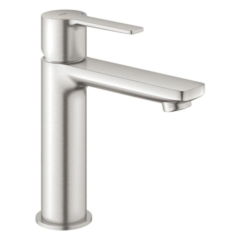 Grohe Lineare 1/2 Inch Small Size Basin Mixer with Crisp Rectangular Handle - Unbeatable Bathrooms