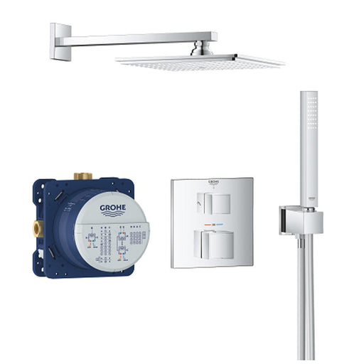 Grohtherm Cube Perfect Shower Set with Rainshower Allure 230 - Unbeatable Bathrooms