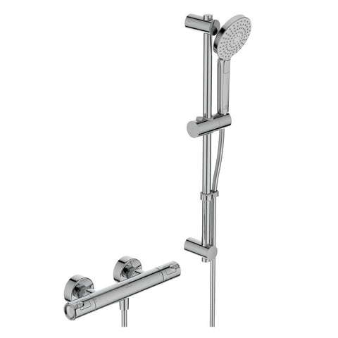 Ideal Standard Ceratherm T50 Exposed Thermostatic Shower Mixer Pack - Unbeatable Bathrooms