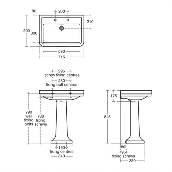 Ideal Standard Calla Washbasin - Unbeatable Bathrooms