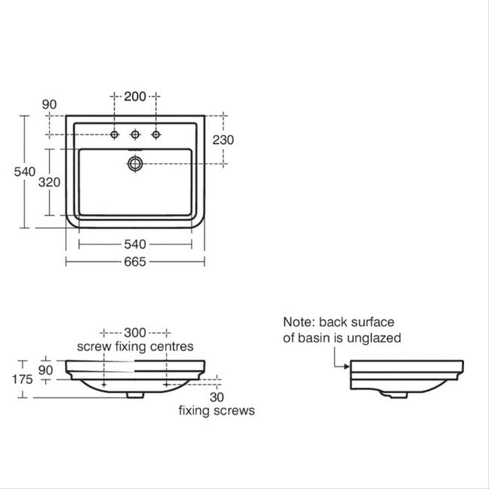 Ideal Standard Calla Vanity Washbasin - Unbeatable Bathrooms