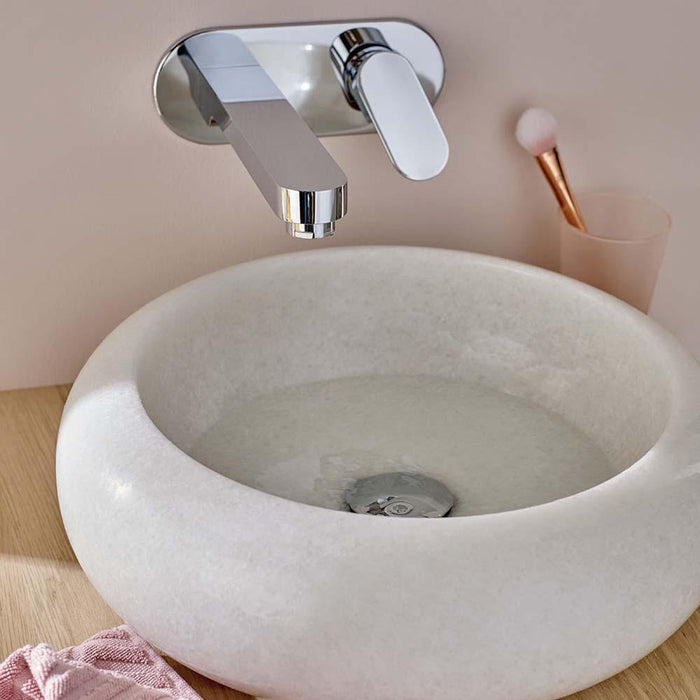 Vado Life Two Hole Wall Mounted Basin Mixer - Unbeatable Bathrooms