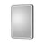 Hudson Reed Hydrus Black Framed LED Touch Sensor Mirror - Unbeatable Bathrooms