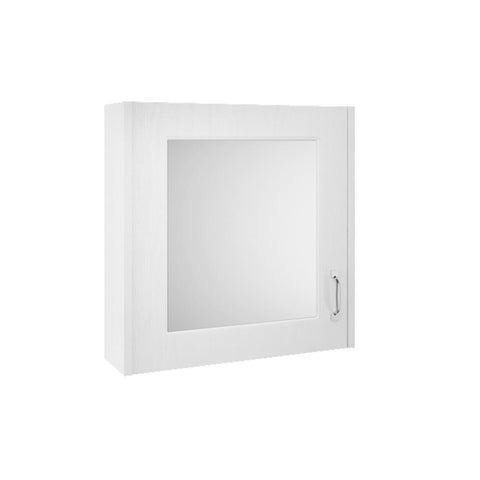 Nuie York 600mm Mirror Cabinet - Unbeatable Bathrooms