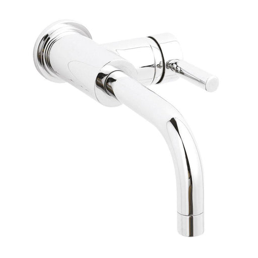 Hudson Reed Tec Lever Wall Mounted Basin Mixer - Unbeatable Bathrooms