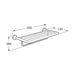 Roca Hotel's 2.0 Towel Rack 600mm - Unbeatable Bathrooms