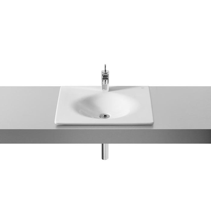 Roca Kalahari 590mm 1TH Counter Inset Basin - Unbeatable Bathrooms