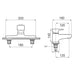 Roca L20 Deck-Mounted Bath Filler - Unbeatable Bathrooms