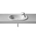 Roca Meridian-N 600mm 1TH Counter Inset Basin - Unbeatable Bathrooms